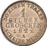 Reverse Silber Groschen 1822 A