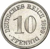 Obverse 10 Pfennig 1899 E