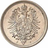 Reverse 10 Pfennig 1888 J