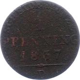 Reverse 1 Pfennig 1837 D