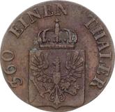 Obverse 1 Pfennig 1844 D