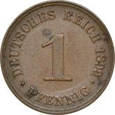 Obverse 1 Pfennig 1899 A