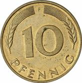 Obverse 10 Pfennig 1995 F