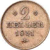 Reverse 2 Heller 1831