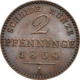 Reverse 2 Pfennig 1864 A
