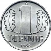 Obverse 1 Pfennig 1963 A