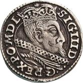 Obverse 3 Groszy (Trojak) 1601 P Poznań Mint