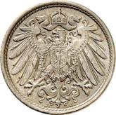 Reverse 10 Pfennig 1900 J