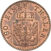 Obverse 2 Pfennig 1863 A