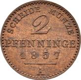 Reverse 2 Pfennig 1857 A