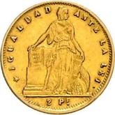 Reverse 2 Pesos 1860