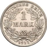 Obverse 1 Mark 1911 D