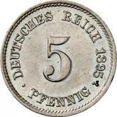 Obverse 5 Pfennig 1895 F