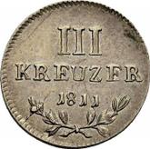 Reverse 3 Kreuzer 1811