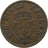 Obverse 1 Pfennig 1861 A