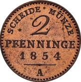 Reverse 2 Pfennig 1854 A