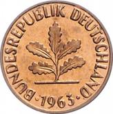 Reverse 2 Pfennig 1963 J