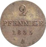 Reverse 2 Pfennig 1835 A
