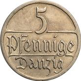 Reverse 5 Pfennig 1928