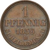 Reverse Pfennig 1859 B
