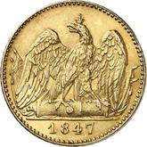 Reverse Frederick D'or 1847 A