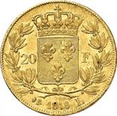 Reverse 20 Francs 1818 L