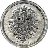 Reverse 1 Pfennig 1917 E