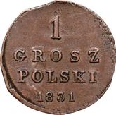 Reverse 1 Grosz 1831 KG