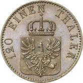 Obverse 3 Pfennig 1858 A