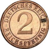 Obverse 2 Reichspfennig 1925 E