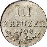 Reverse 3 Kreuzer 1809