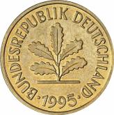 Reverse 5 Pfennig 1995 D