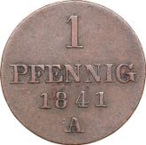 Reverse Pfennig 1841 A