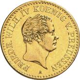 Obverse 1/2 Frederick D'or 1849 A