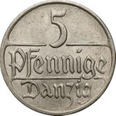 Reverse 5 Pfennig 1923