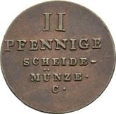 Reverse 2 Pfennig 1828 C