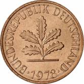 Reverse 2 Pfennig 1978 J