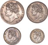 Obverse Coin set 1823 Maundy