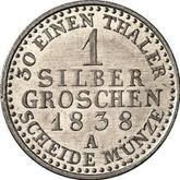 Reverse Silber Groschen 1838 A