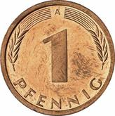 Obverse 1 Pfennig 1996 A