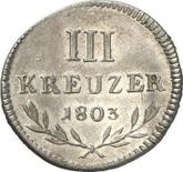 Reverse 3 Kreuzer 1803
