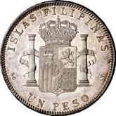 Reverse 1 Peso 1897 SGV