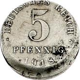 Obverse 5 Pfennig 1915-1922