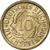 Obverse 10 Reichspfennig 1929 J