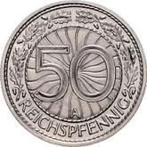 Reverse 50 Reichspfennig 1929 A