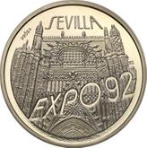 Reverse 200000 Zlotych 1992 MW ET Pattern The Universal Exposition of Seville (EXPO 1992)