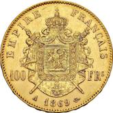 Reverse 100 Francs 1869 A