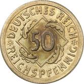 Obverse 50 Reichspfennig 1925 F