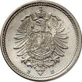 Reverse 5 Pfennig 1888 E