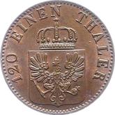 Obverse 3 Pfennig 1863 A